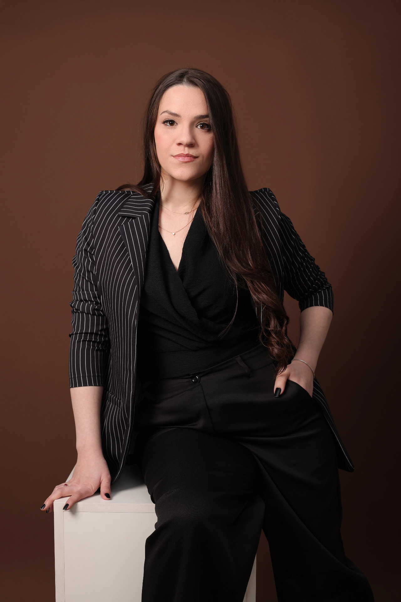 Retrato de Sabrina Pansera, advogada